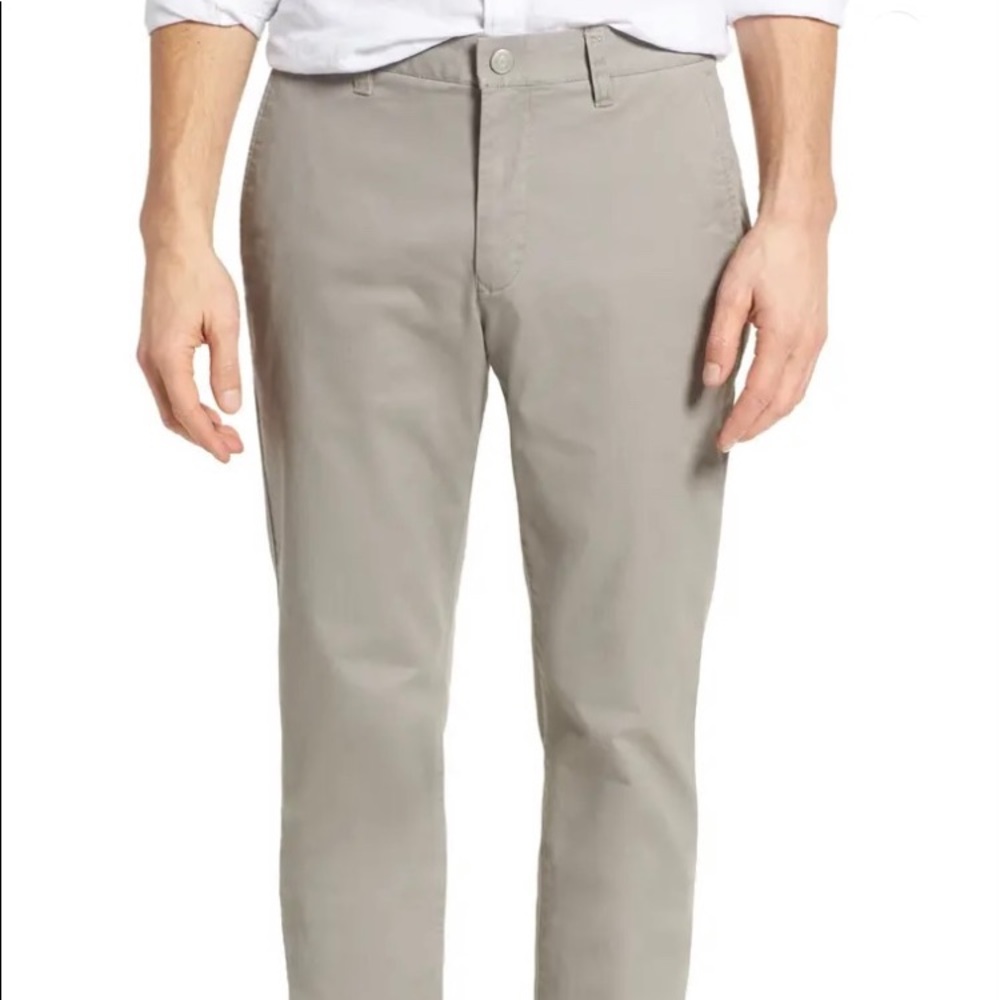 Bonobos SlimFit Stretch Washed Chinos Grey Cotton